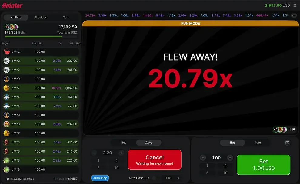 Aviator screenshot 4